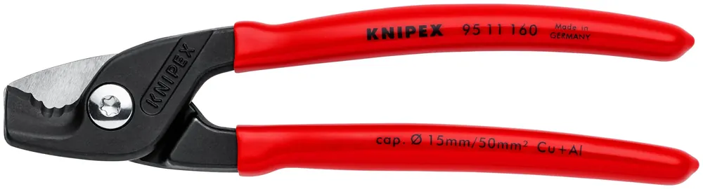 Knipex 95 11 160 KN | Cable Shears with StepCut Edges Save Now