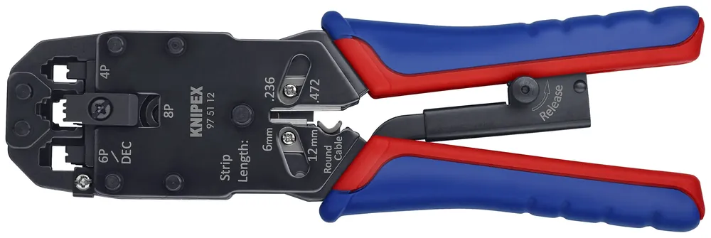 Secure Checkout Knipex 97 51 12 KN | Crimping Pliers-Western Plug Type, Multi-Component