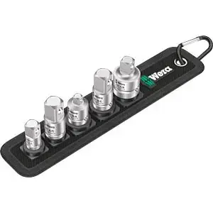 WERA 781/5 ADAPTOR SET 1 5PCS, 05042680001 Authentic
