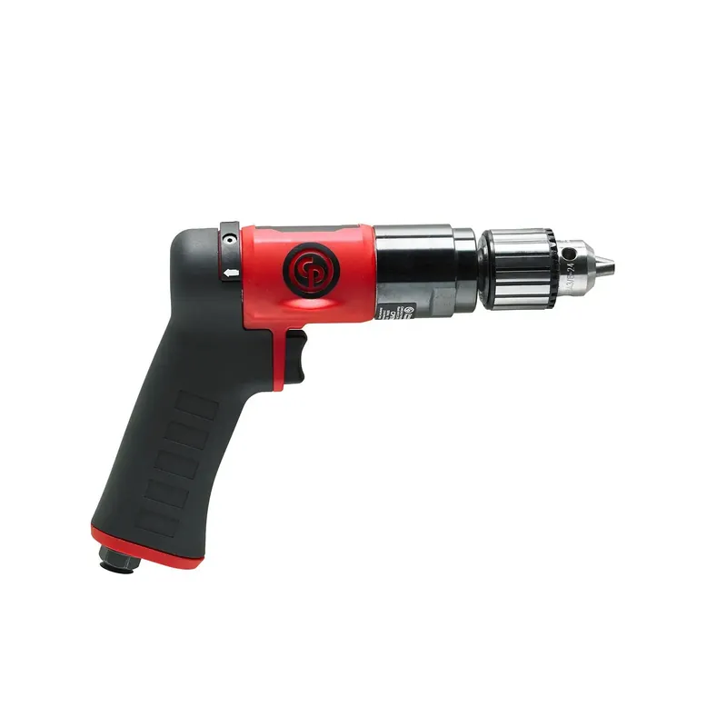 Exclusive Offer Chicago Pneumatic CP9790C - 3/8 Inch (10 mm) Air Drill, Keyed Chuck, Pistol Handle, 0.48 HP / 360 W, Stall Torque 4.1 ft. lbf / 5.5 Nm - 2100 RPM 8941097900