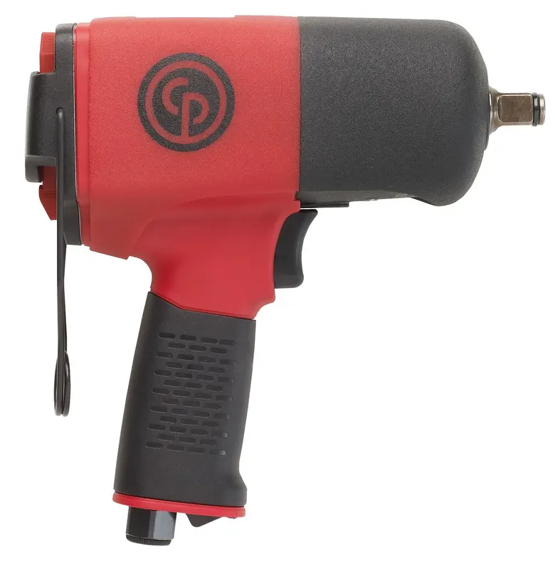Seasonal Sale Chicago Pneumatic CP7773D-6 - 1 Inch Air Impact Wrench with 6 Inch Extended Anvil, D-Handle with Side Handle, Max Torque Reverse Output 1300 ft. lbf / 1760 Nm, 6600 RPM, Twin Hammer 8941077737