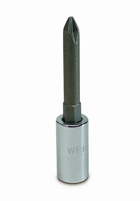 Hot Deal Wright Tool 1/4 in Drive Screwdriver Bit Socket with Long Length Phillips Bit, PH2 - WT 9203