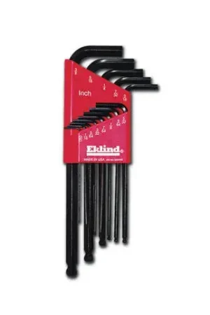 Genuine Wright Tool Set of 13 Fractional Hexagon Ball Driver L-Key, 0.050 in - 3/8 in - WT 9E13213