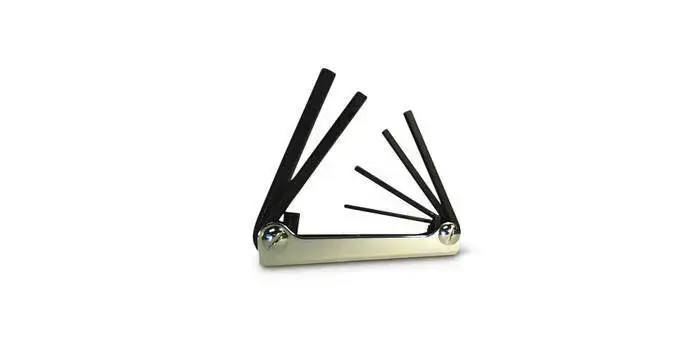 Factory Price Wright Tool Set of 6 Metric Metal Fold-Up Hexagon Key, 3mm - 10mm - WT 9E21151