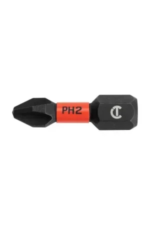 CRESCENT 2 x 1" Hex VORTEX Impact Power Bit - 25 Pack - CAVB1HM2-25 Genuine
