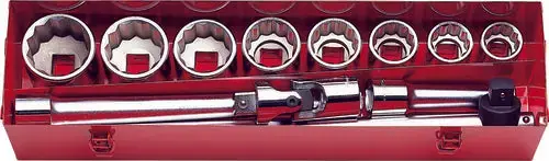 Ko-ken Tools 1 Sq. Dr. 12-Piece 12-Point SAE Socket Set 1.7/16-2.1/2" Fresh Stock