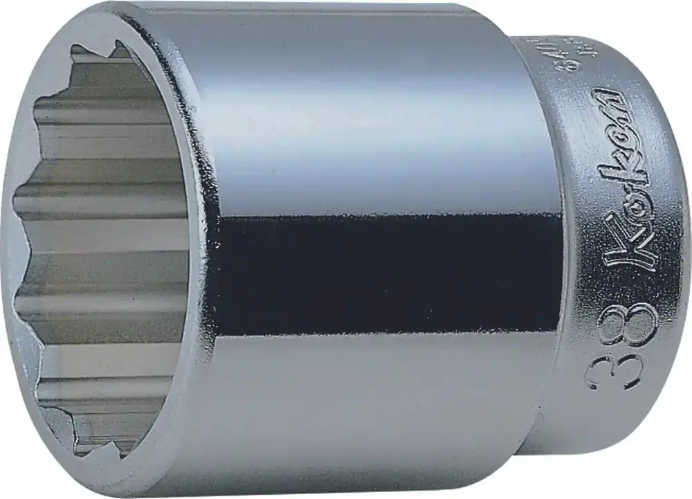 Ko-ken Tools 3/4 Sq. Dr. Socket 65mm 12 point Length 80mm Crafted