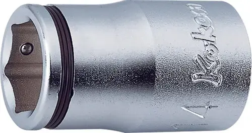 Ko-ken Tools 1/2 Sq. Dr. Nut Grip Metric Chrome Socket in 16mm Clearance