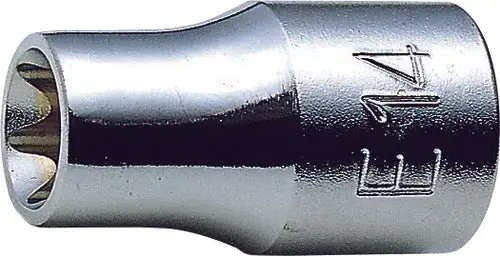 Hassle-Free Returns Ko-ken Tools 1/2 Sq. Dr. Socket TORX® E24 Length 40mm