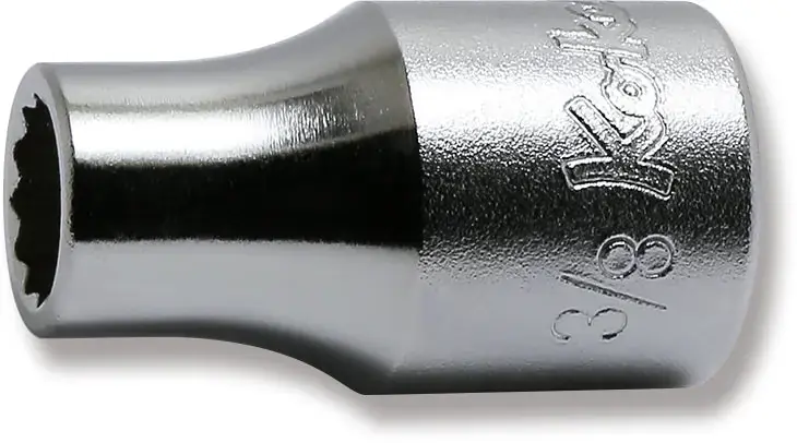 Ko-ken Tools 1/2 Sq. Dr. Chrome SAE 12 Point Socket 3/8" Top Pick