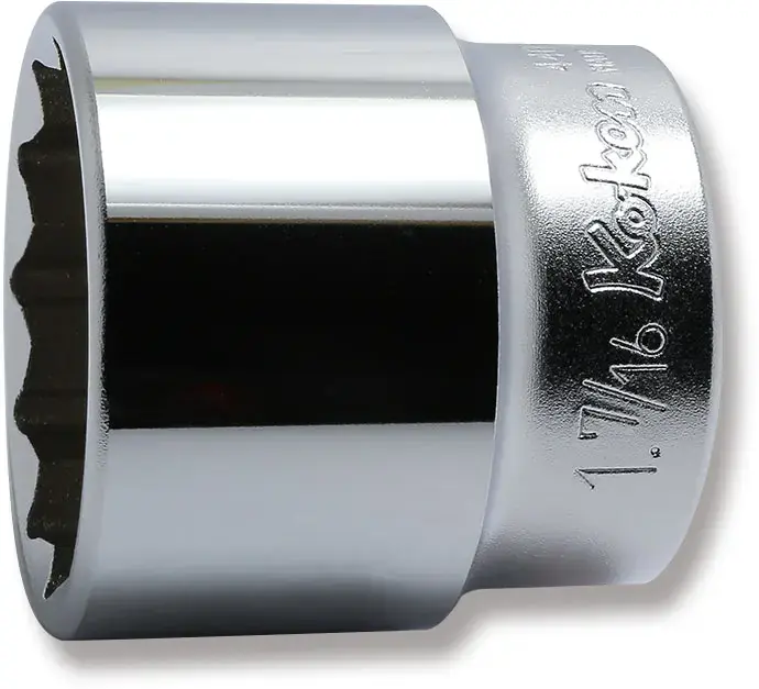 Ko-ken Tools 1/2 Sq. Dr. Chrome SAE 12 Point Socket 1.7/16" Order Now