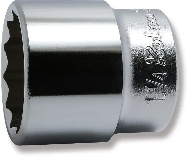 Ko-ken Tools 1/2 Sq. Dr. Chrome SAE 12 Point Socket 1.1/4" Must Have