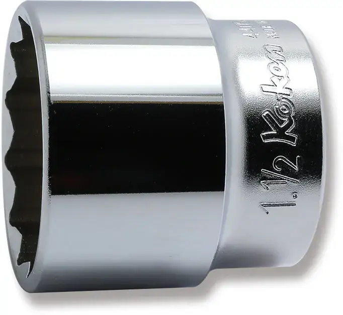Cheap Ko-ken Tools 1/2 Sq. Dr. Chrome SAE 12 Point Socket 1.1/2"