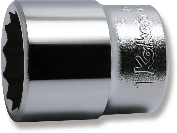 Hot Deal Ko-ken Tools 1/2 Sq. Dr. Chrome SAE 12 Point Socket 1"