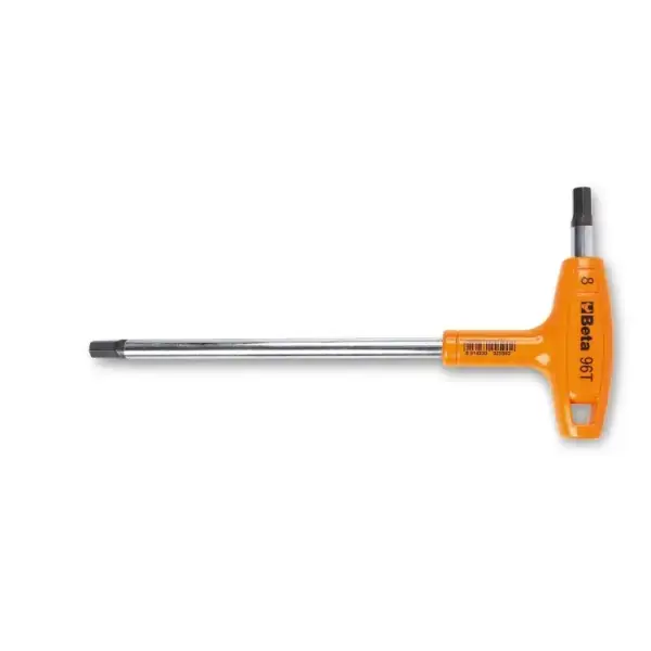 Authentic Beta Tools (Article# 96T 2.5) 2.5mm Offset Hexagon Key Wrench with High Torque T-Handle - BT 960935