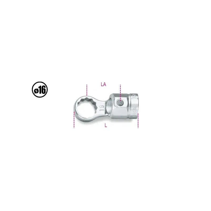 Beta Tools 24mm Box End Interchangeable Head for Torque Bar - BT 6520024 Limited Time