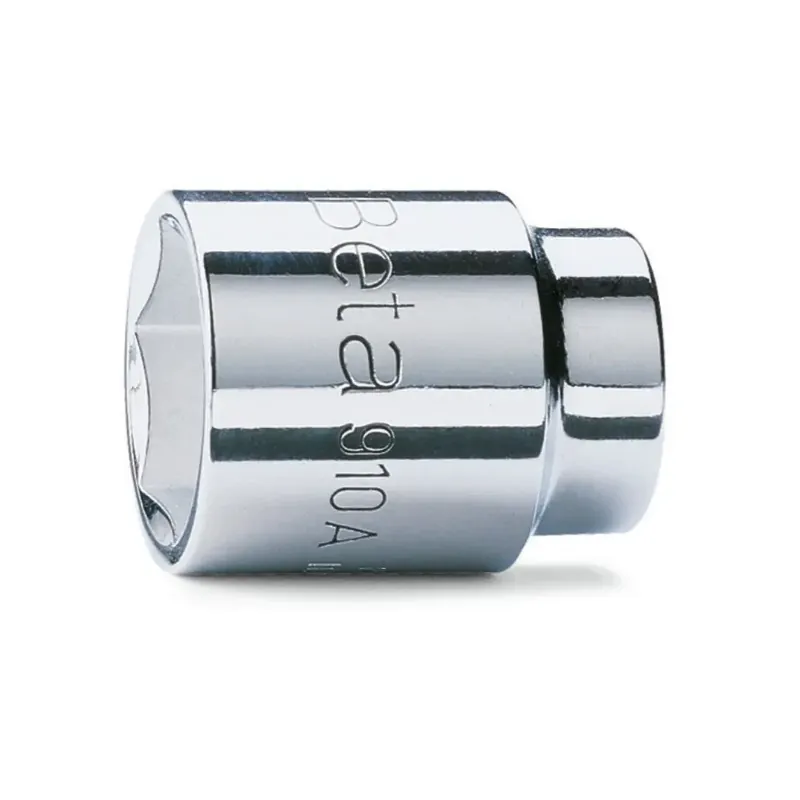 Beta Tools (Article# 910A 10) 10mm, Hexagon Hand Socket, 6 Point 3/8 in Drive, Chrome-Plated - BT 9100010 Bargain