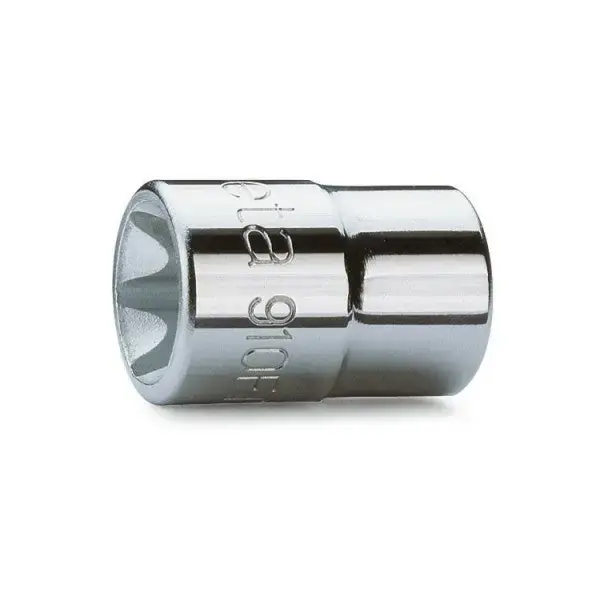 Save Now Beta Tools (Article# 910FTX 5) E5 3/8 in Drive Torx Hand Socket, Chrome-Plated - BT 9100405