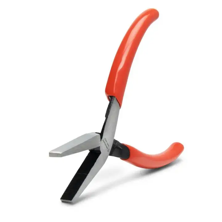 Free Returns CRESCENT Long Flat Nose Plier with Mini Dipped Handle, 5 in - GW 5MFLNDG Plier
