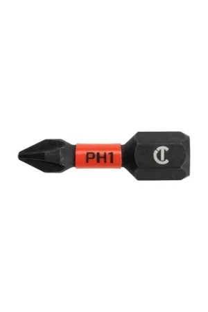 Price Drop CRESCENT Set of 2 Phillips Vortex Impact Power Bit, PH1 x 1 in - GW CAVB1PH1-2 Power Bit Set