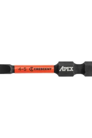 Deal CRESCENT Set of 2 Slotted Vortex Impact Power Bit, 4 - 5 x 2 in - GW CAVB2SL4-5-2 Power Bit Set