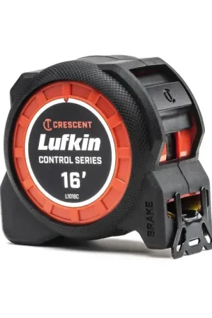New Arrival LUFKIN 1-3/16 in x 16 ft Control Series Yellow Clad Tape Measure - GW L1016C-02 Measuring Tape