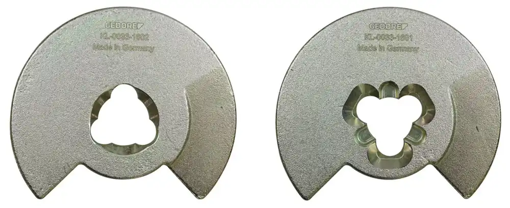Gedore 3279642 Set of 2 Pressure Plates, Size 0A, 80mm - KL-0033-16 Fresh Stock